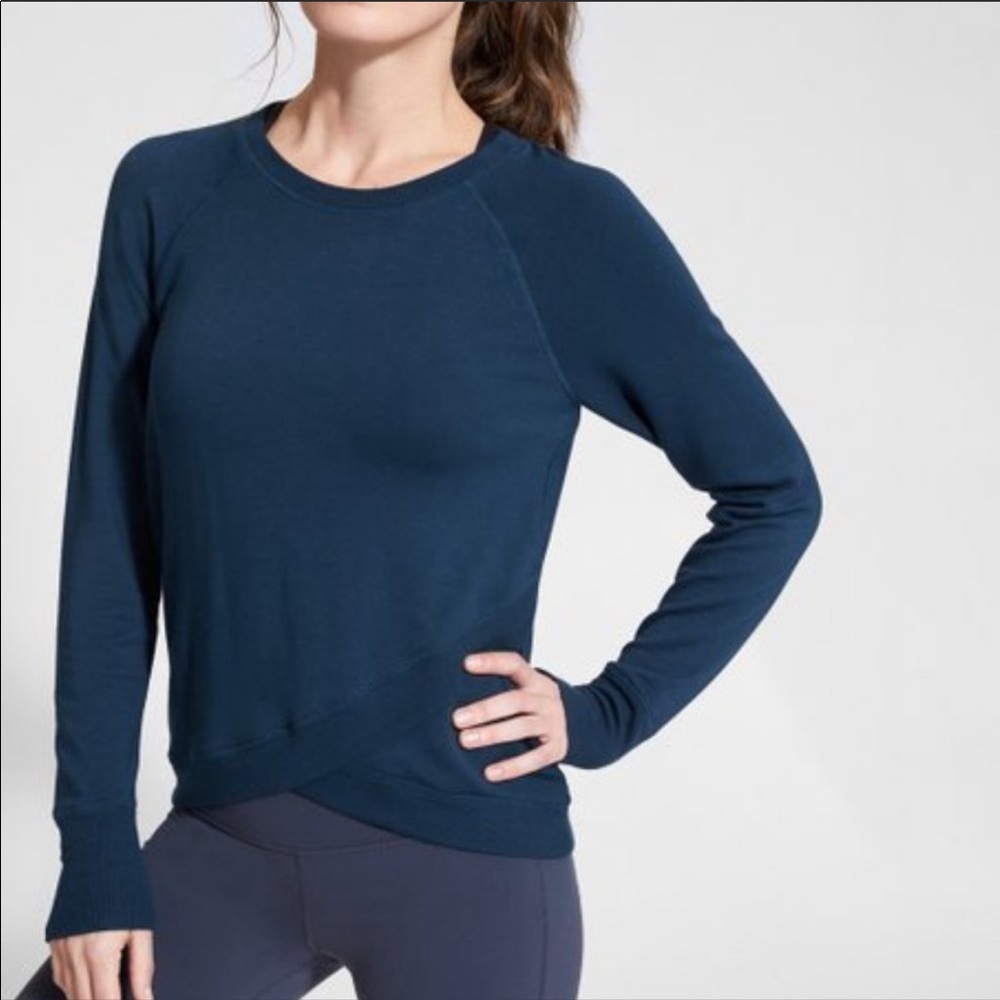 Athleta Criss across Sweater